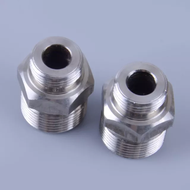 2pcs M22 15mm 14mm Hose Extension Male Adapter Connector for Pressure Washer