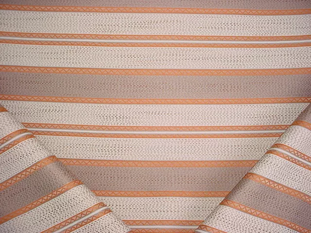 6-7/8Y Robert Allen 226712 Dotted Stitch Sunrise Stripe Upholstery Fabric