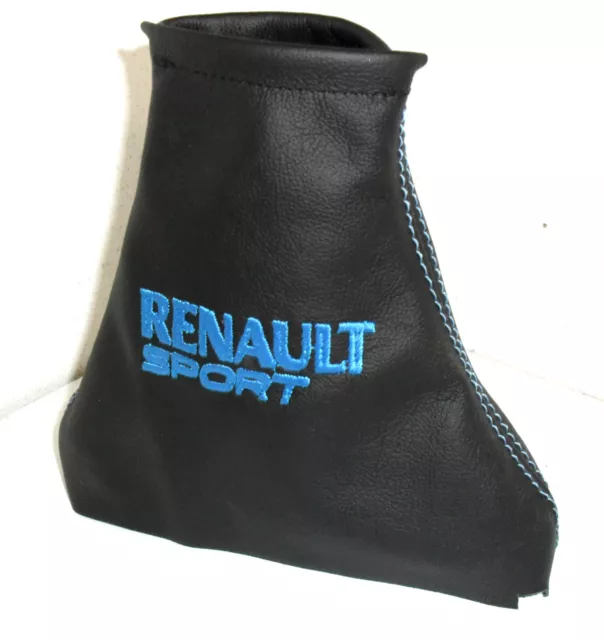 soufflet de levier de vitesse en vrai cuir noir Renault Traffic 2° série