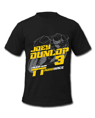 Joey Dunlop 3 Motorcycle Road Racing Champion T-Shirt