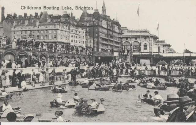 Postcard of Children's Boating Lake, Brighton, Sussex
