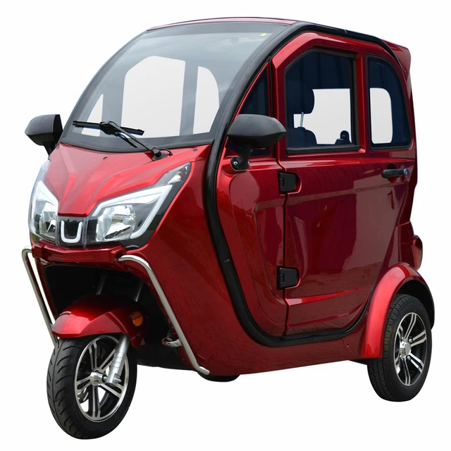 STORMBORN Y8 ELEKTRO-KABINENFAHRZEUG 25 km/h - Mopedauto - rot EUR 5. ...