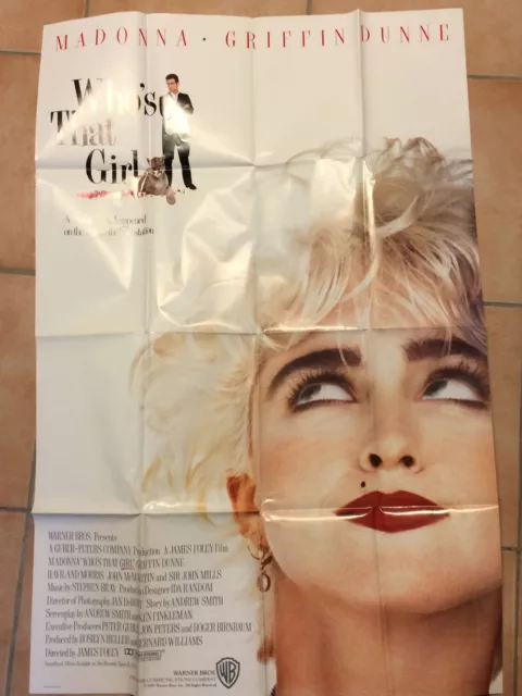 GROßPLAKAT FILM   MADONNA WHO`S THAT GIRL