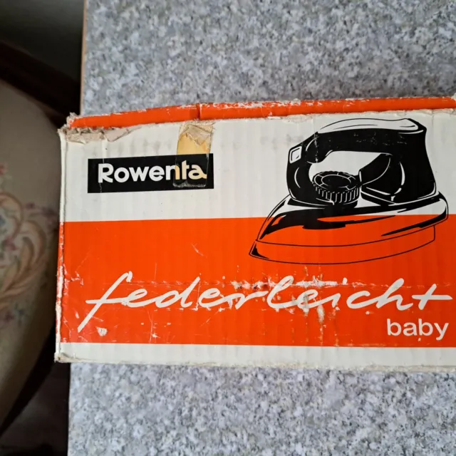 Vintage Rowenta Bügeleisen (Baby)