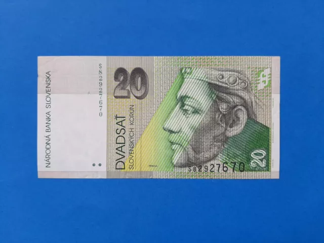 1 x 20 Korun Slowakei / Geldschein Banknote von 2004 *