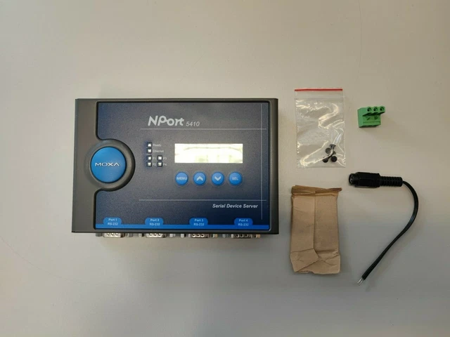 MOXA NPort 5110 -WITHOUT- Adapter - 1 Port Serial Device