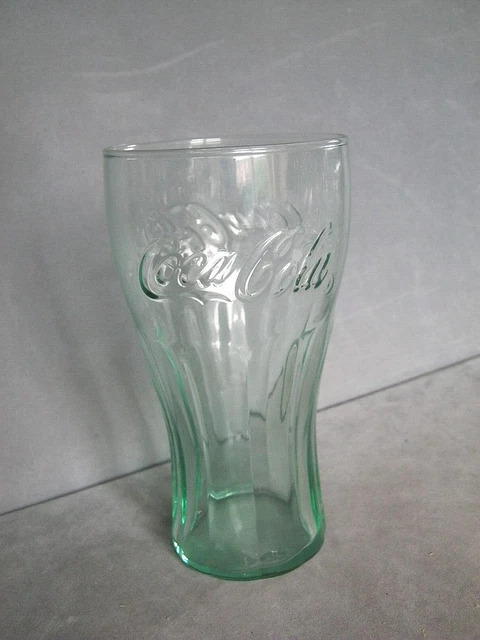 Coca Cola Pale Green Glass  VGC