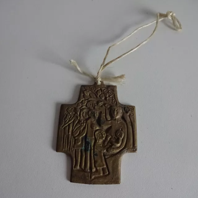 Crucifix hanging cross in metal approx. 8 CM Cross