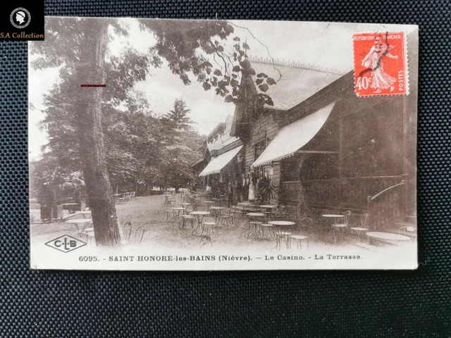 CPA 58 SAINT-HONORE-LES-BAINS - Le Casino - La Terrasse
