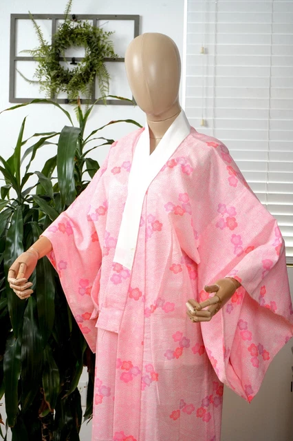 Dear Vanilla Japanese Hitoe Juban Undergown Women's Kimono Genuine Vintage Mint 2