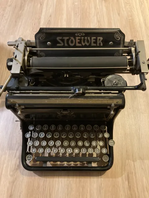 Antike Stoewer Mod. IV Schreibmaschine, Vintage, Rarität