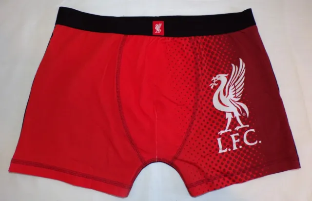 Pantaloncini / mutande ufficiali Liverpool F.C LFC ragazzi rossi età 13 anni