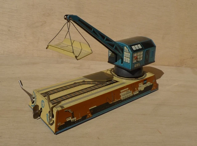Jouet Ancien Grenouille Mécanique En Tôle - Fabrication Allemande - Collection Vintage - Neuf Dans Son Emballage