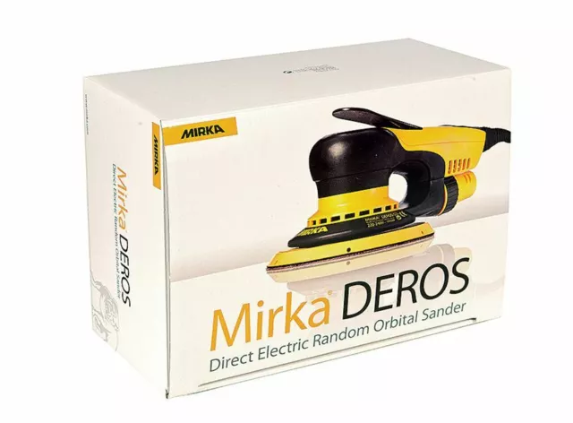 MIRKA DEROS Elektro Exzenterschleifer 150mm 5mm Hub 650CV MID6502022 3