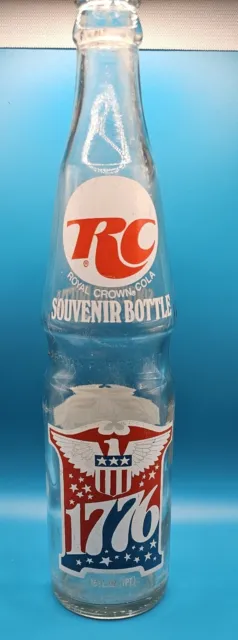 Vintage Royal Crown  RC Cola Souvenir Bottle 1776 Soda Pop Bottle