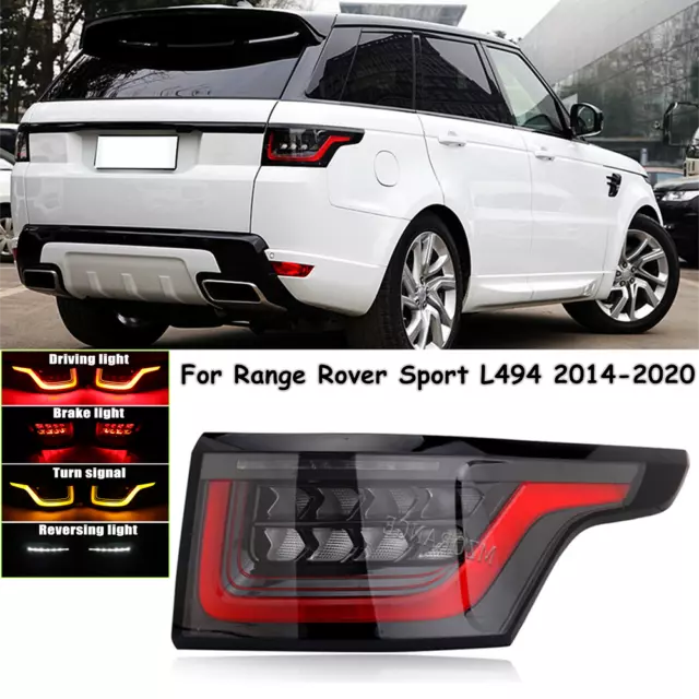 Right Sequential LED Rear Tail Light Lamp For Range Rover Sport L494 2013-2020