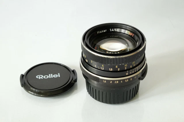 Carl Zeiss Planar 1,4 50mm HFT  West Germany f. Rollei QBM