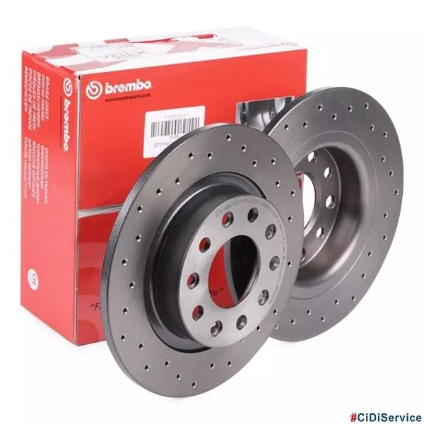 Coppia Dischi Posteriori Brembo Xtra Line 264mm Alfa Romeo Giulietta 1.4 2.0JTDm