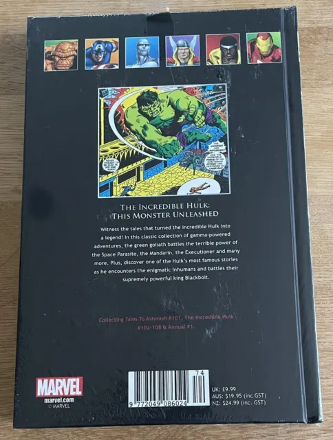The Incredible Hulk This Monster Unleashed No.XI Marvel Graphic Novel New Sealed 2