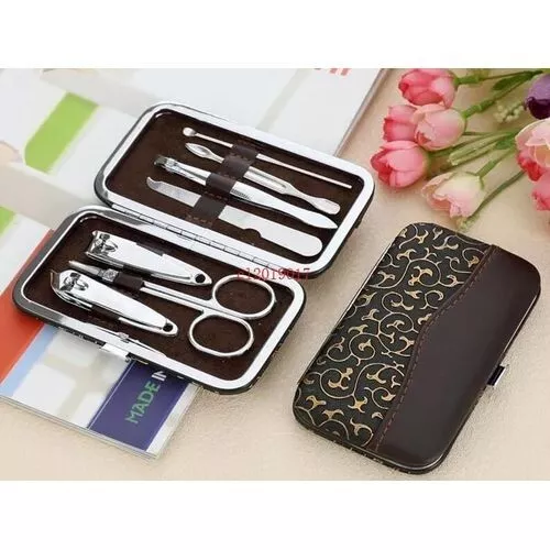 kit Trousse-Manucure 7Pieces-Pedicure-Manicure Coupe-Ongles ciseaux