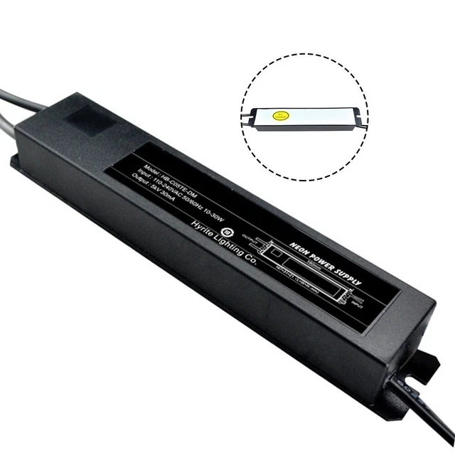 Trasformatore Elettronico A Luce Neon Monofase Da 100-230vac A 5kv 30ma Hb C05te Modello Per Insegne Al Neon