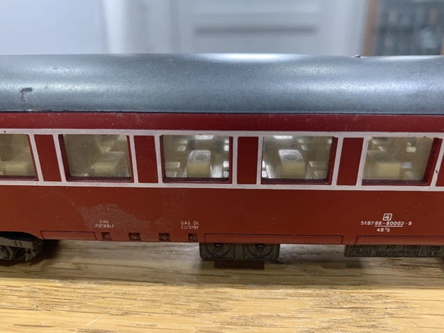 Jouef ho 8690 voiture voyageur wagon restaurant dev sncf 51 87 88-80002-8, train - Collection