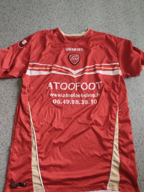 Maillot Valenciennes FC Rouge Uhlsport Toyota Vintage, Taille M