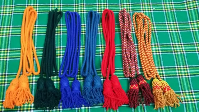 HW Army Bugle Wool Cord Various Colors/Bb Bugle Cord/British Bugle Cord Wool