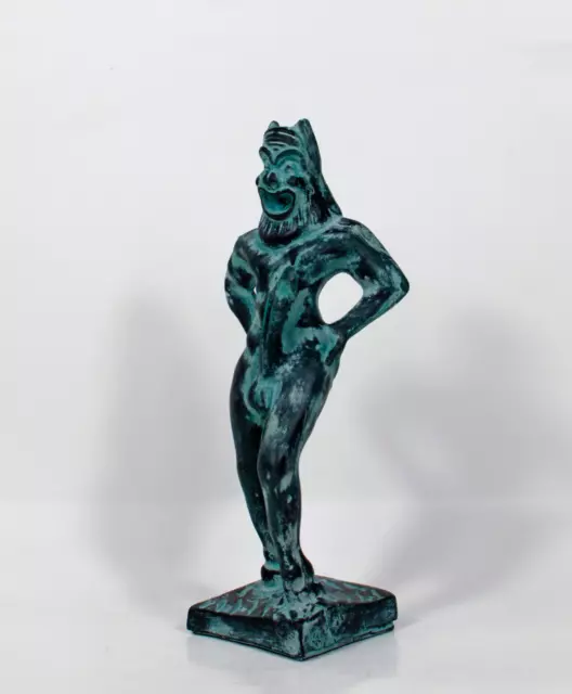 Statue de pénis de la mythologie romaine grecque satyre fait à la main  ton