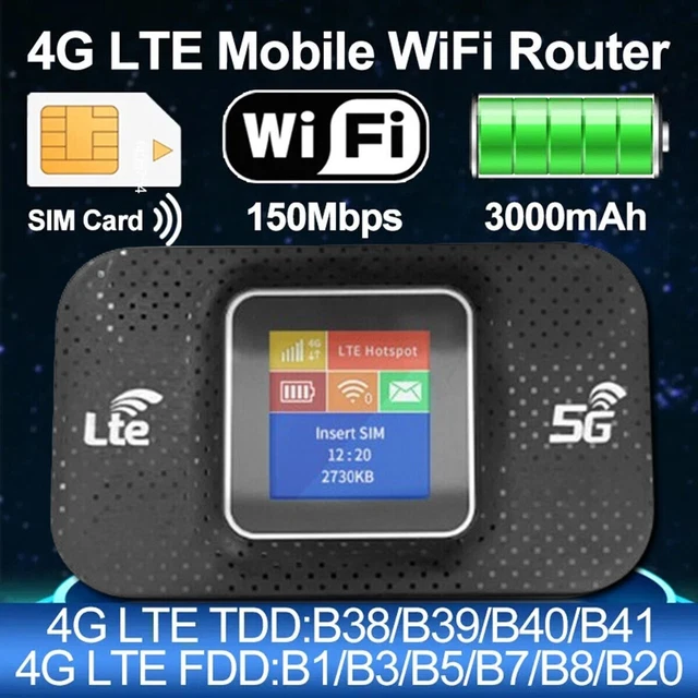 MODEM ROUTER 4G LTE con slot scheda SIM 150 Mbit/s WLAN 4G router ...