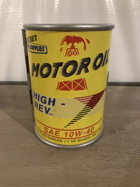 Vintage Galoob 1989 Micro Machines Motor Oil Can Playset Incomplete