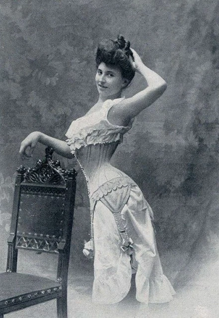 Antique Corset Photo 971b Odd Strange & Bizarre
