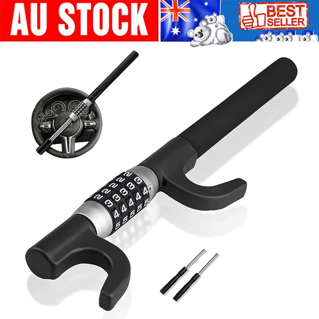 Car Steering Wheel Lock Keyless 5 Coded Combination Locker Security