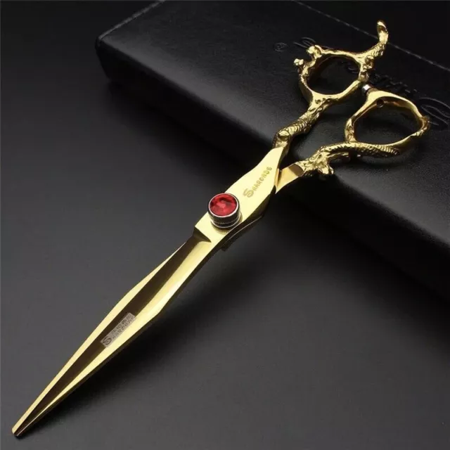 7” Dragon Barber Hairdressing Scissors Barber Salon Hair Cutting/thinning Shears