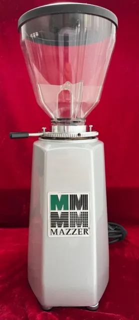 Espressomühle - Mazzer - Mini Electronic B - Grau/Silber - Alu/Stahl - Sehr Gut!