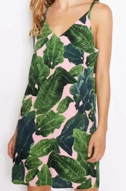 Banana leaf shop dress topshop