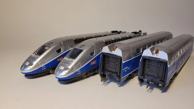 Le coffret de train TGV Pos au HO de la marque Mehano