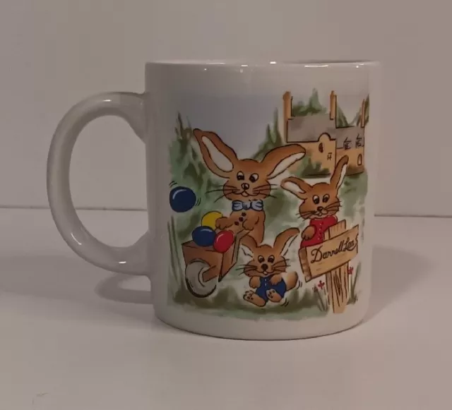 Darrell Lea Chocolates Series 2 Limited Edition Coffee Cup Mug Bunny Rabbit