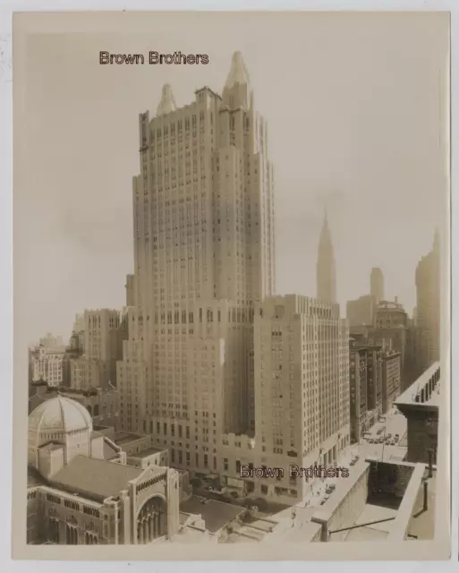 1930s NYC Park Avenue Waldorf Astoria Photos & Film Camera Negatives #3 (4pc)