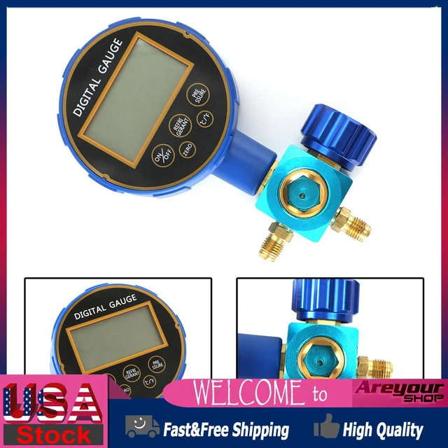 Refrigeration HVAC Digital Pressure Gauge Single Manifold Gauge Refrigeration HVAC Digital Pressure Gauge Single Manifold Gauge