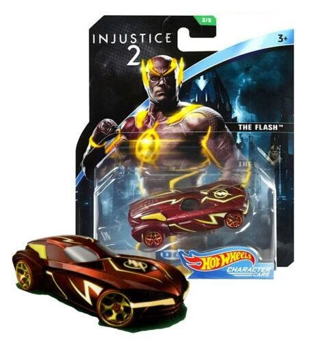 Hot Wheels - DC Comics FLASH Injustice 2 Modellino Character Cars Metallo 7cm  M