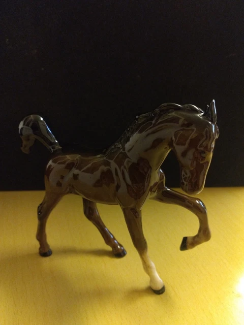 ROYAL DOULTON HORSE SPRINGTIME SPIRITED FOAL  BROWN GLOSS No. DA 69 B BOXED.