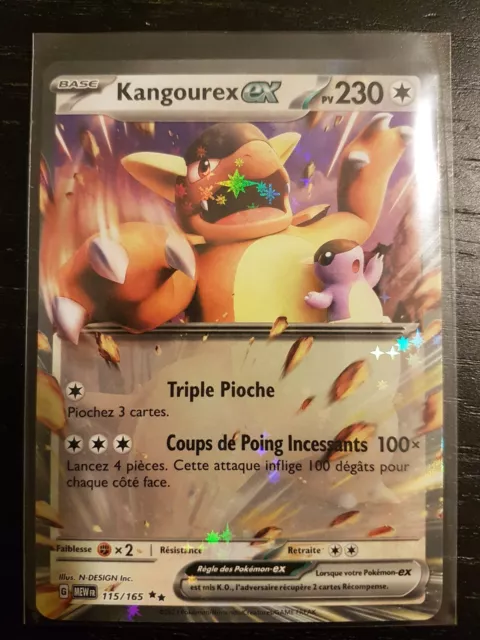 Carte Pokémon Kangourex EX 115/165 -  EV3.5 FR