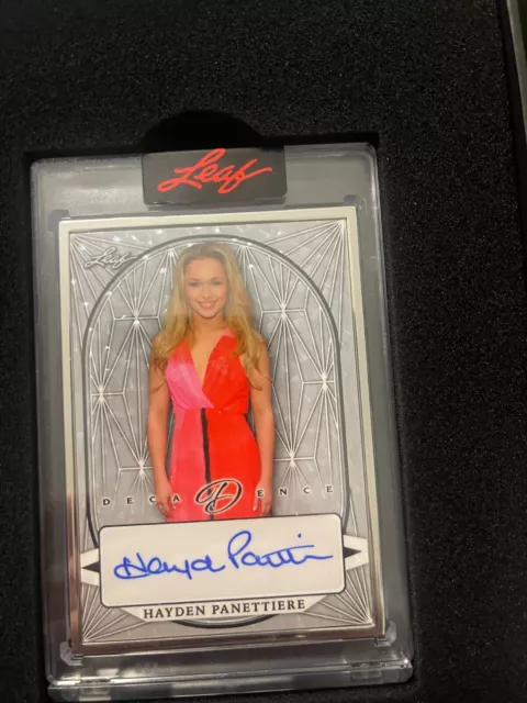 2022 Leaf Decadence Pop Century Rare Silver Autograph Hayden Panettiere 1/1