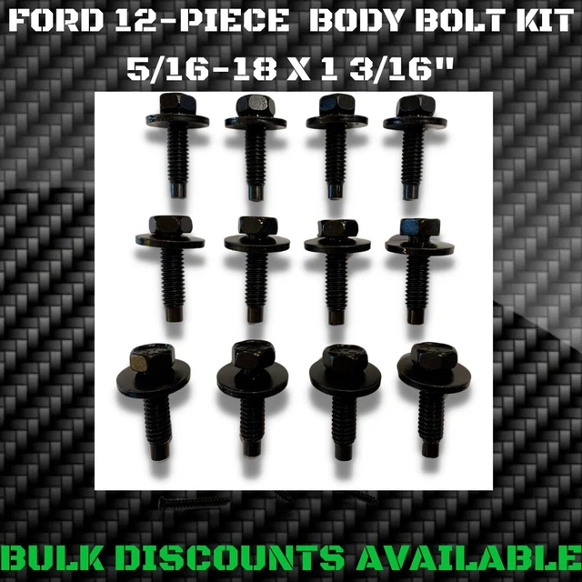 1953-1986 FORD F100 F150 F200 Interior Exterior Chassis Body Bolts 5/16 ...