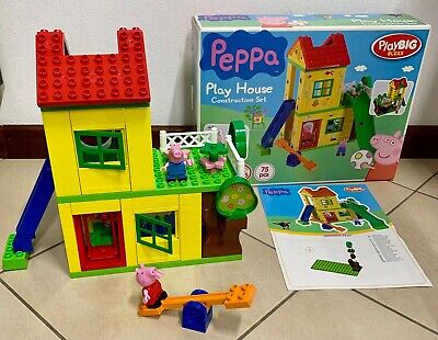 Set Come Nuovo - Play Big Bloxx Peppa Pig Play House -Compatibile Con Lego Duplo