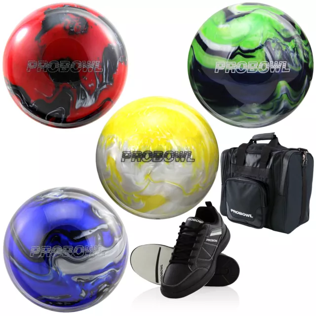 Pro Bowl Bowling Set Ball Bowlingschuhe Kvara Bowlingtasche