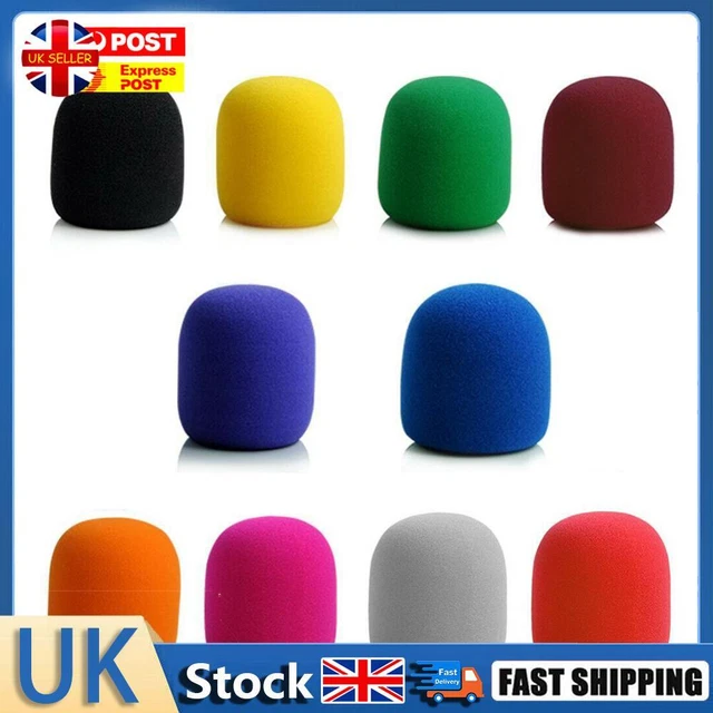 10pcs Microphone Foam Mic Sponge Cover Professional Studio Windscreen Mic Cap Ho