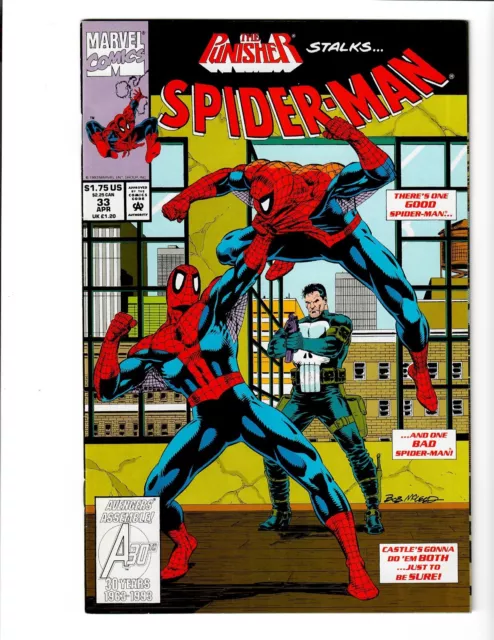 Marvel Comics The Punisher Stalks SPIDER-MAN Issue #33 