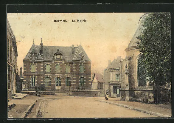 CPA Hermes, La Mairie 1908